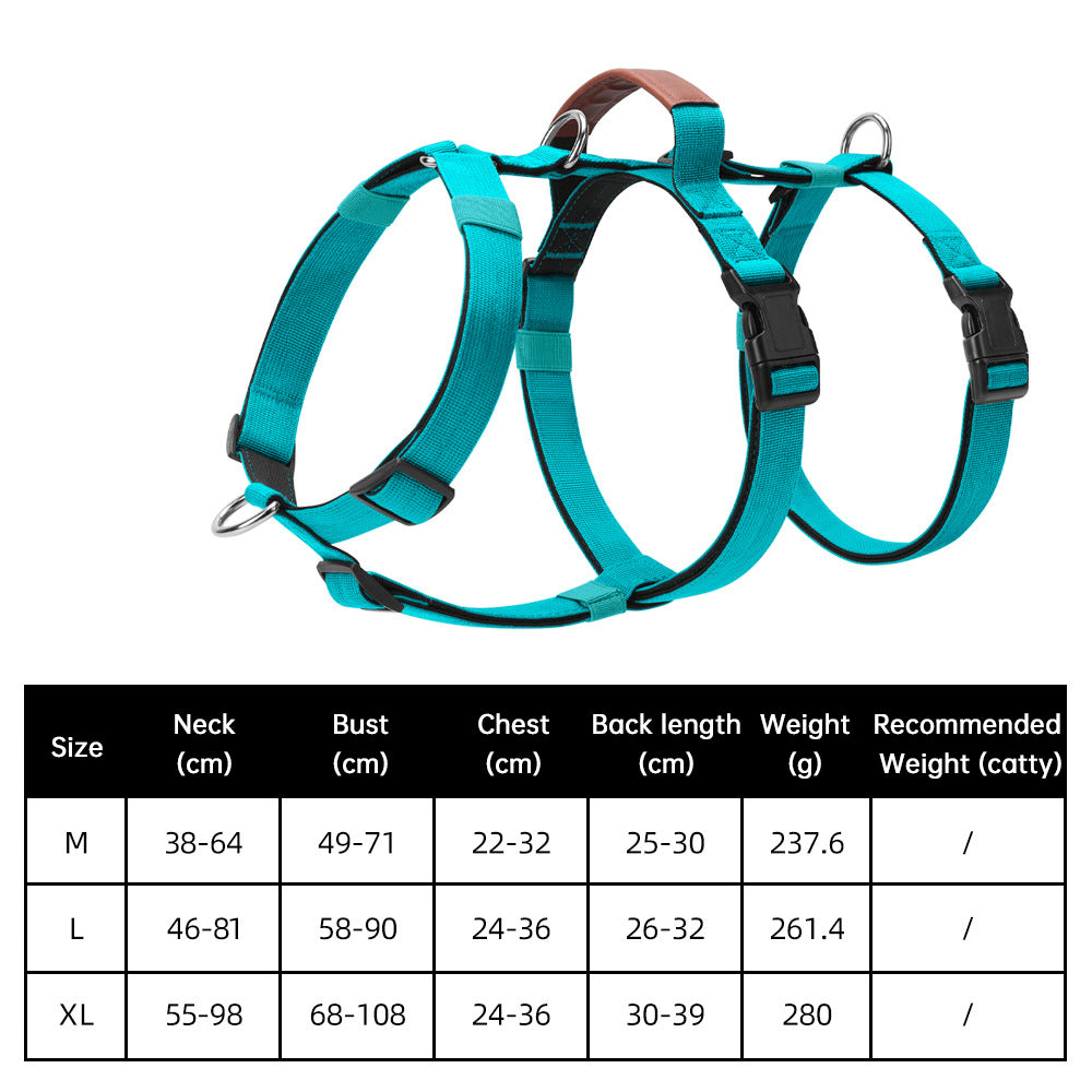 Harnais Tactique Anti-Traction pour Chien — Robuste et Ajustable