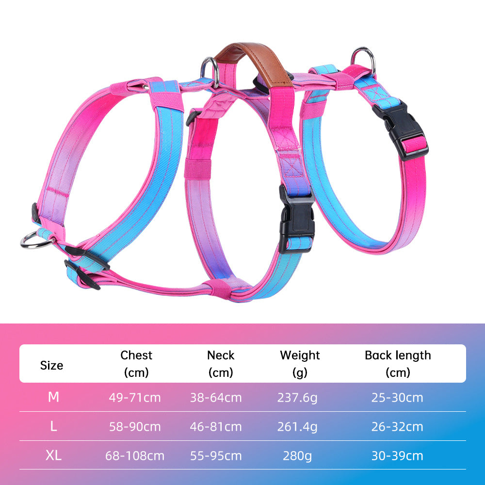 Harnais Tactique Anti-Traction pour Chien — Robuste et Ajustable