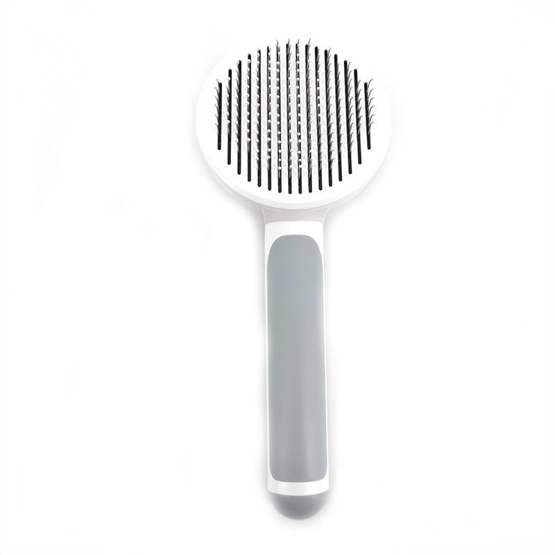 Brosse auto-nettoyante pour chien et chat