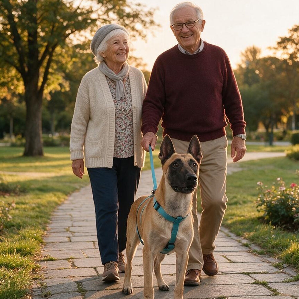 Harnais Tactique Anti-Traction pour Chien — Robuste et Ajustable