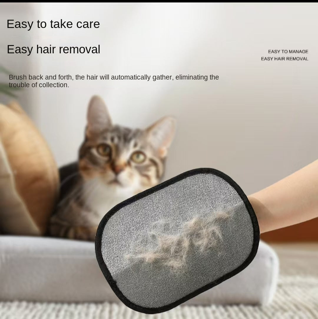 Gant anti-poils électrostatique pour chien et chat