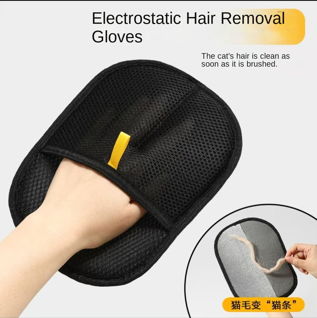 Gant anti-poils électrostatique pour chien et chat