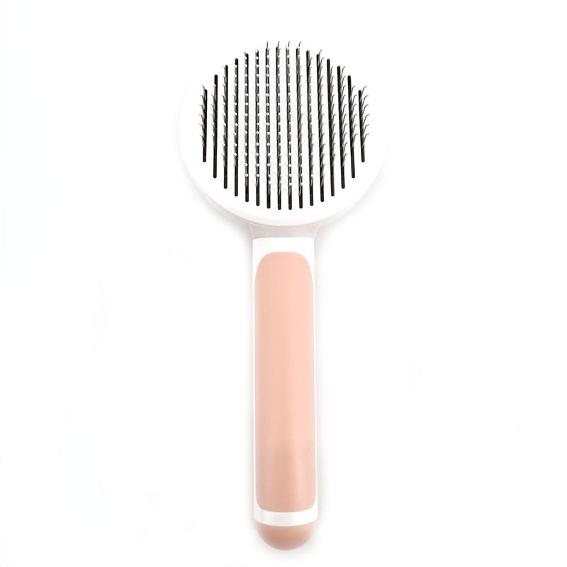 Brosse auto-nettoyante pour chien et chat
