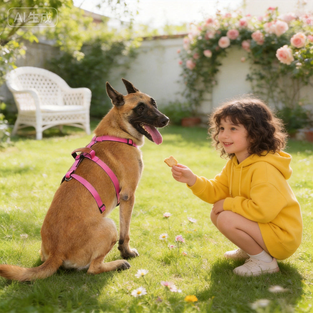 Harnais Tactique Anti-Traction pour Chien — Robuste et Ajustable